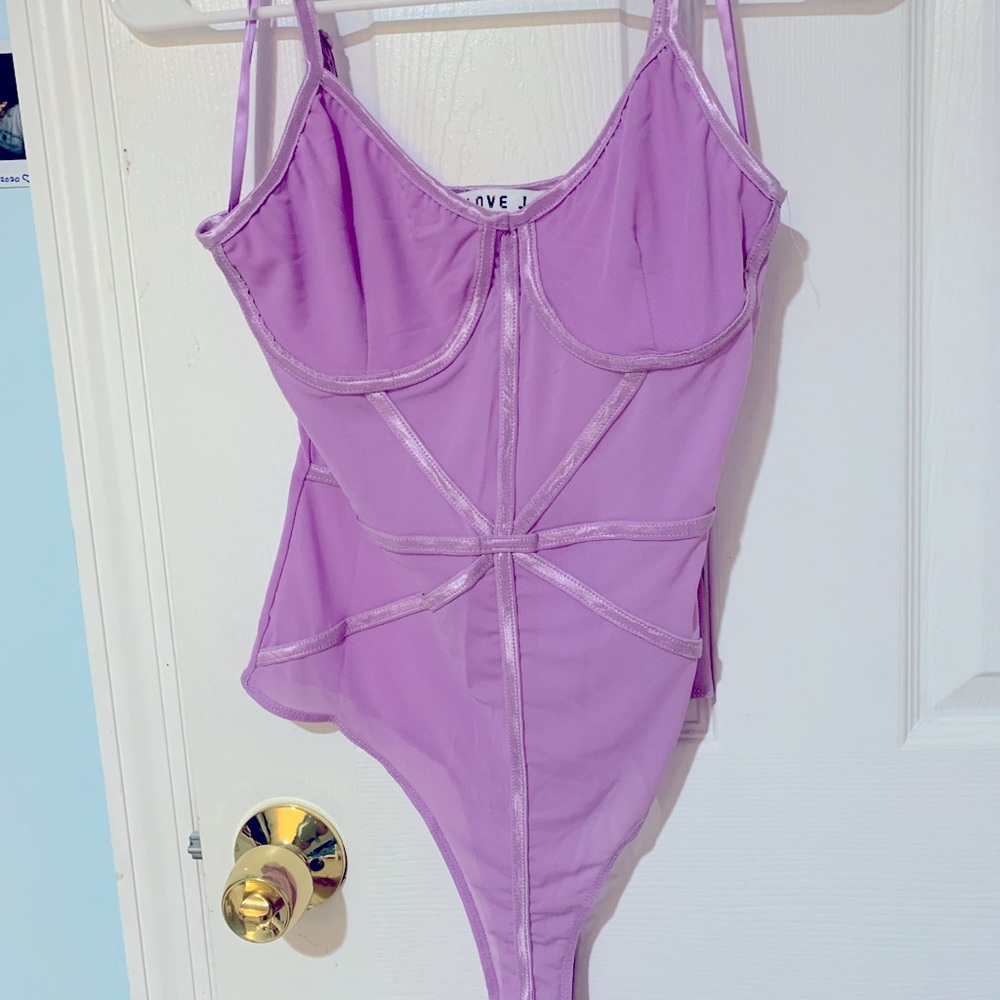 Lavender body suit